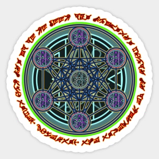 Bad Acid Cult - "Metatron's Cult" Sticker